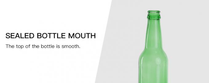Botellas de refresco de vidrio de 12 oz en relieve reciclables para vino de cerveza 3