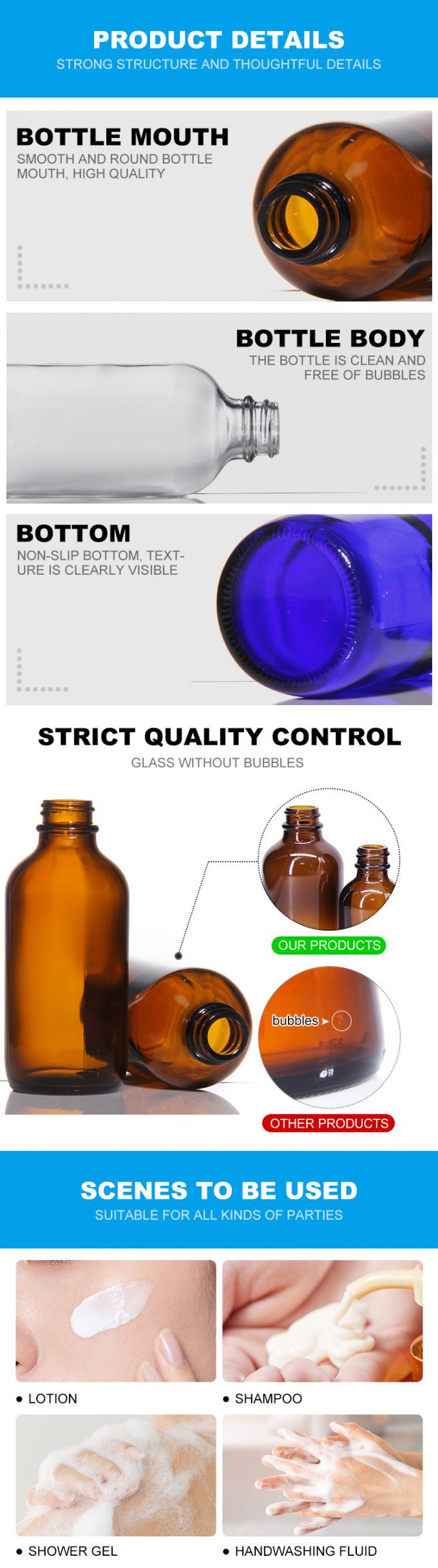 Botella goteadora de loción cosmética de alta calidad con bomba mayorista 0
