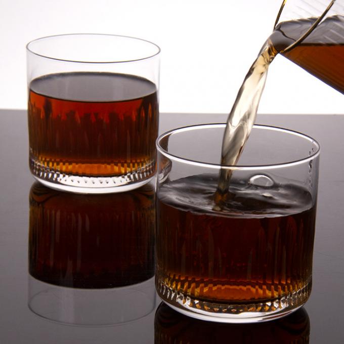 7.5oz Modernos vasos de bebida grabado whisky tumbler cristal copa para beber bourbon 2