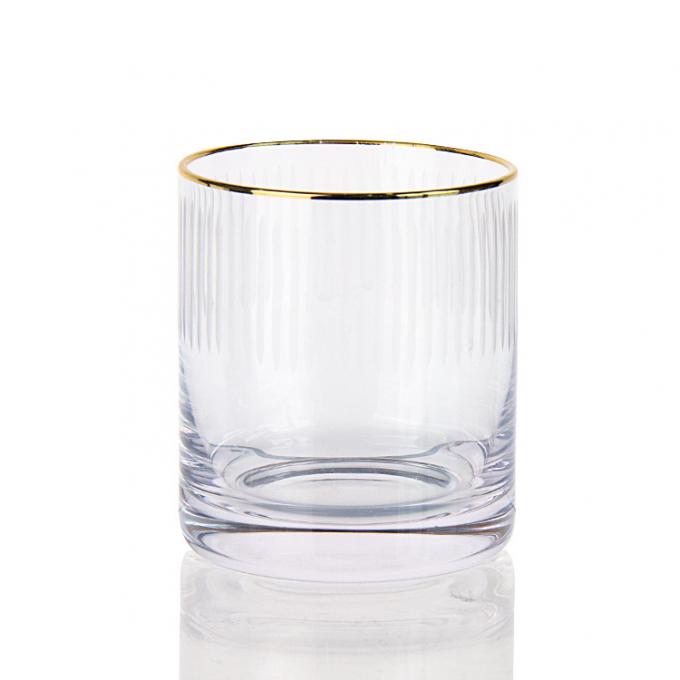 7.5oz Modernos vasos de bebida grabado whisky tumbler cristal copa para beber bourbon 0