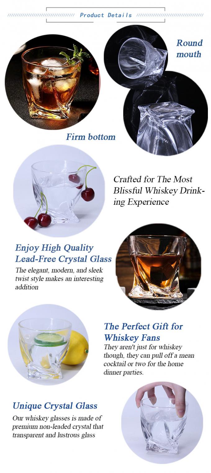 Copo de cristal de cristal grande para olfatear 10 oz 300 ml personalizado 0