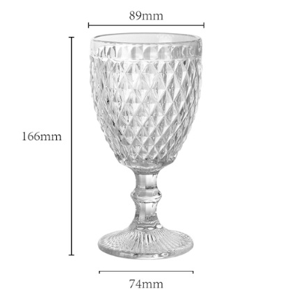 Coctelería de época Vinos rojos Tazas de vidrio Vinos de Navidad Tazas de vidrio 350ml 1