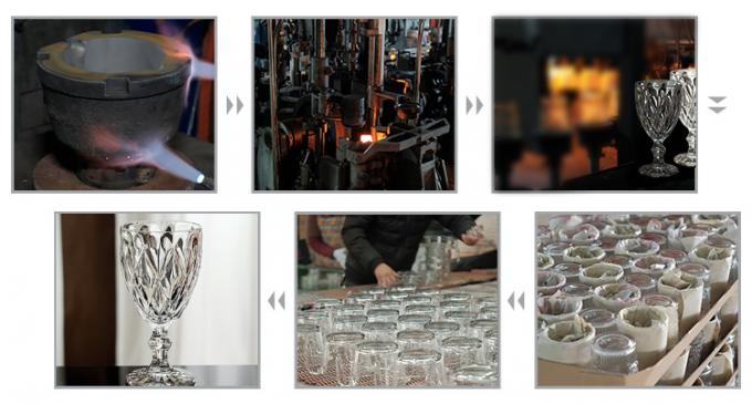 Coctelería de época Vinos rojos Tazas de vidrio Vinos de Navidad Tazas de vidrio 350ml 8