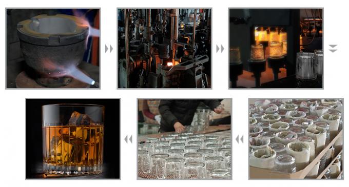 Vinos sin vástago con costillas de vidrio de champán 9