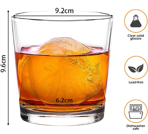 Montanilla de nieve grabado con grabado Velas de Highball 500ml personalizadas 0