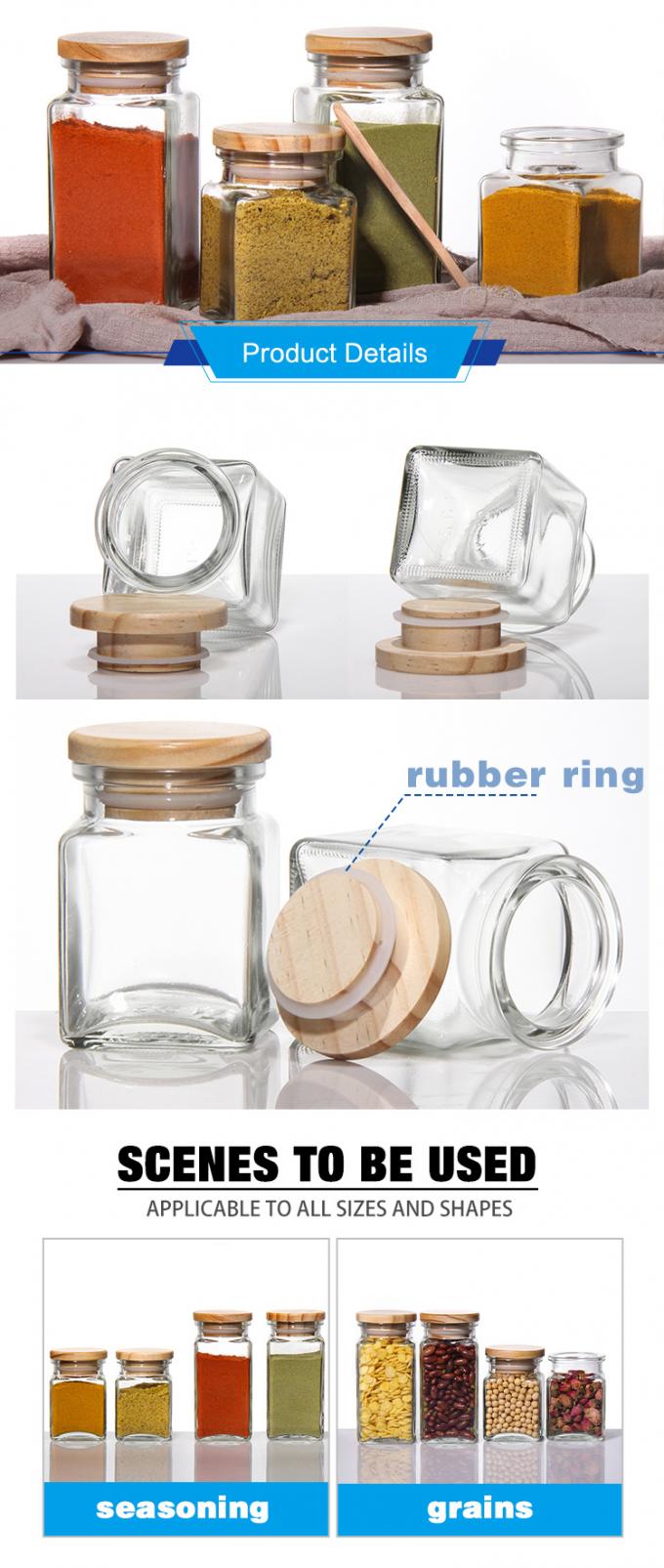 100 ml Jarrones de café de vidrio vacío Envases para galletas Azúcar Té Pudding miel 0