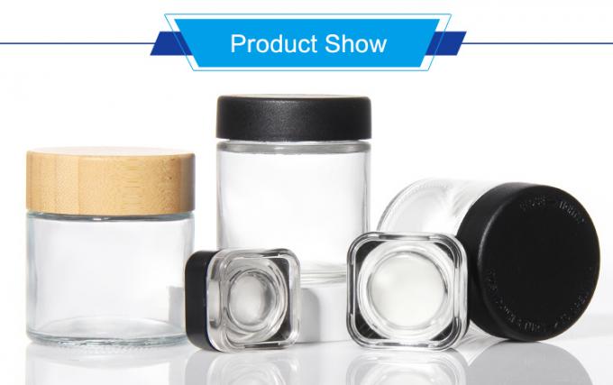 Jarrones de almacenamiento de crema personalizados Jarrón de crema vacío 1 oz 2 oz 3 oz 4 oz Lado recto 0