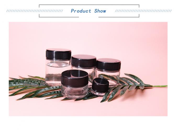 Jarrones de crema de vidrio Crema para el rostro Crema para los ojos Crema redonda para lociones 5oz 6oz 8oz 10oz 0