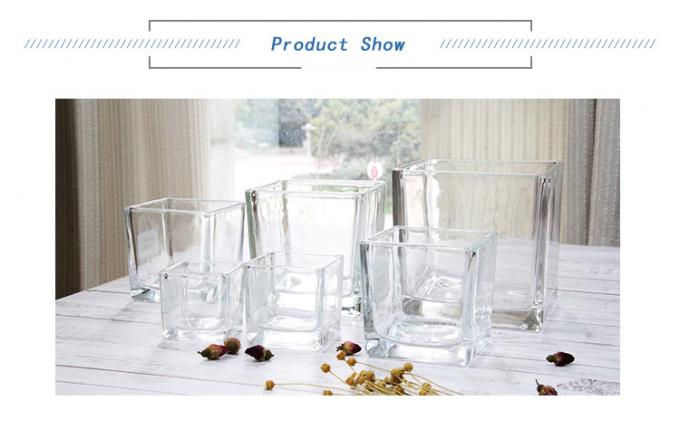 8 oz 10 oz 20 oz Vidrio reciclado Jarrones de velas de cilindro Forma OEM 0