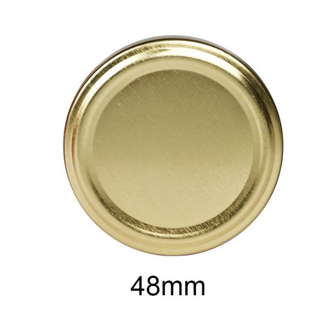 Venta caliente de tarro de embalaje de 82 mm Torcer la tapa de la tapa de la tapa de metal para la botella de leche 7
