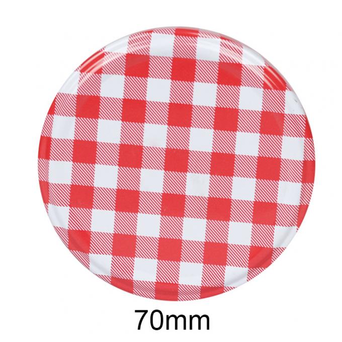 Venta caliente de tarro de embalaje de 82 mm Torcer la tapa de la tapa de la tapa de metal para la botella de leche 10
