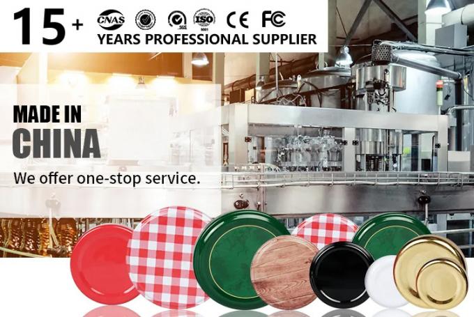 Etiqueta personalizada 90mm 100mm 110mm Rojo Blanco Negro de hojalata Tapón de tapa de metal Tapón de tapa para botella de leche 0