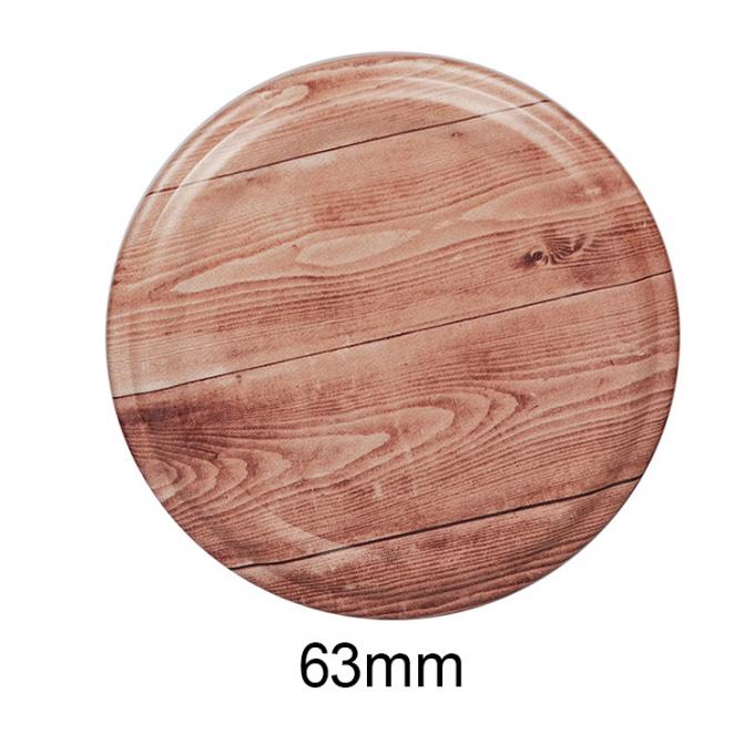 Etiqueta personalizada 90mm 100mm 110mm Rojo Blanco Negro de hojalata Tapón de tapa de metal Tapón de tapa para botella de leche 9