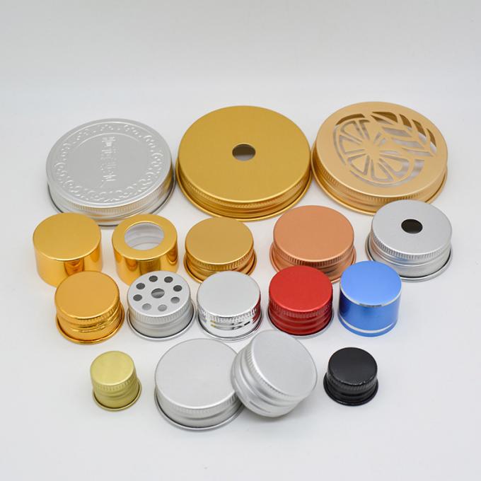 Capas de botellas de refresco de metal roscado tapas de botellas de vidrio de leche de aluminio 13mm-104mm 5