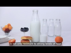 Jarrón de salsa de vidrio de alta calidad de 250 ml 300 ml 500 ml 750 ml con tapa de metal con tapa de plástico