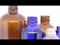 Botellas de loción de 60 ml Mini a granel 4 oz Boston Difusor de vidrio redondo