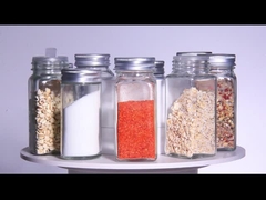 tarro de cristal de la especia