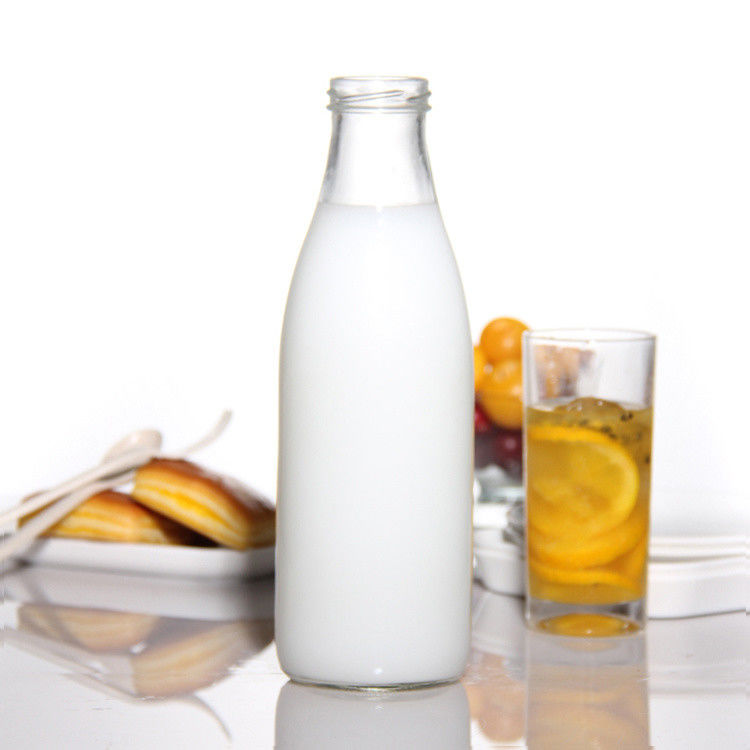 Precio de fábrica 200ml 250ml 350ml 500ml 1000ml Botella de salsa de vidrio con tapa de plástico con tapa de tornillo