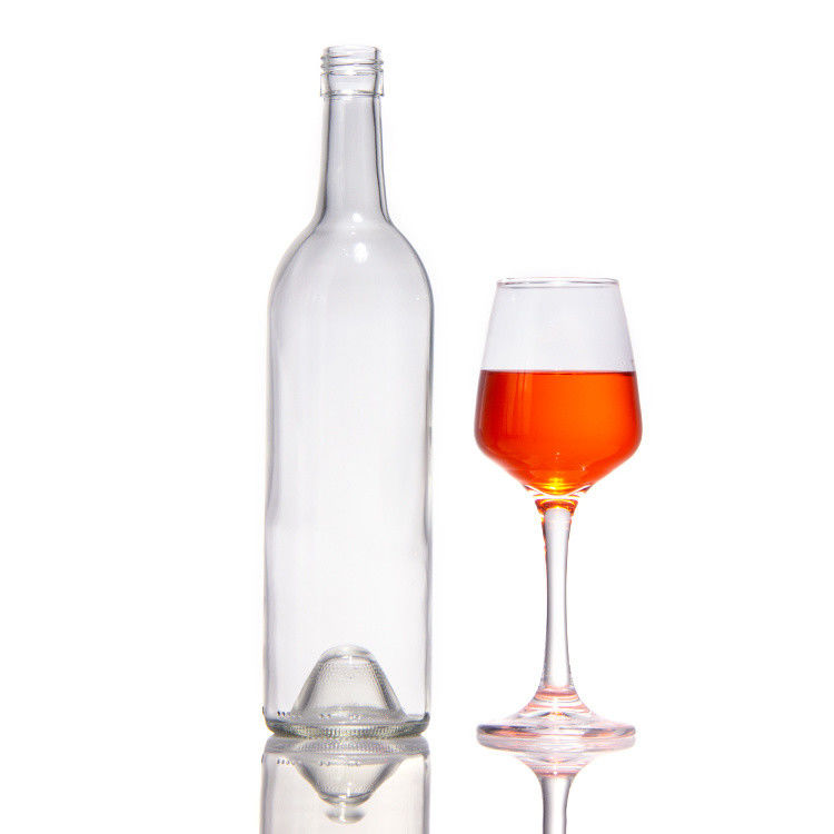Fábrica vende botellas de vidrio verde oscuro y botella de vidrio de vino tinto con tapa hermética