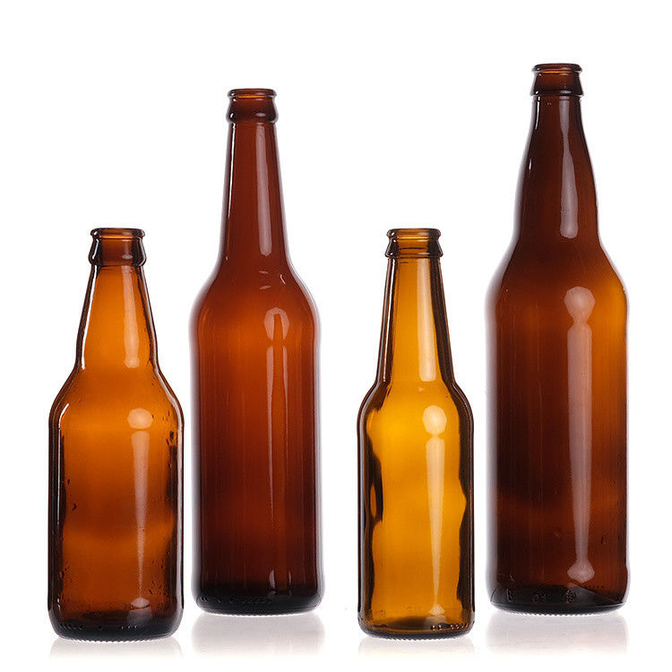 Empty Amber Diet Pepsi Kinley Botella de vidrio de refresco de 250 ml 300 ml 330 ml