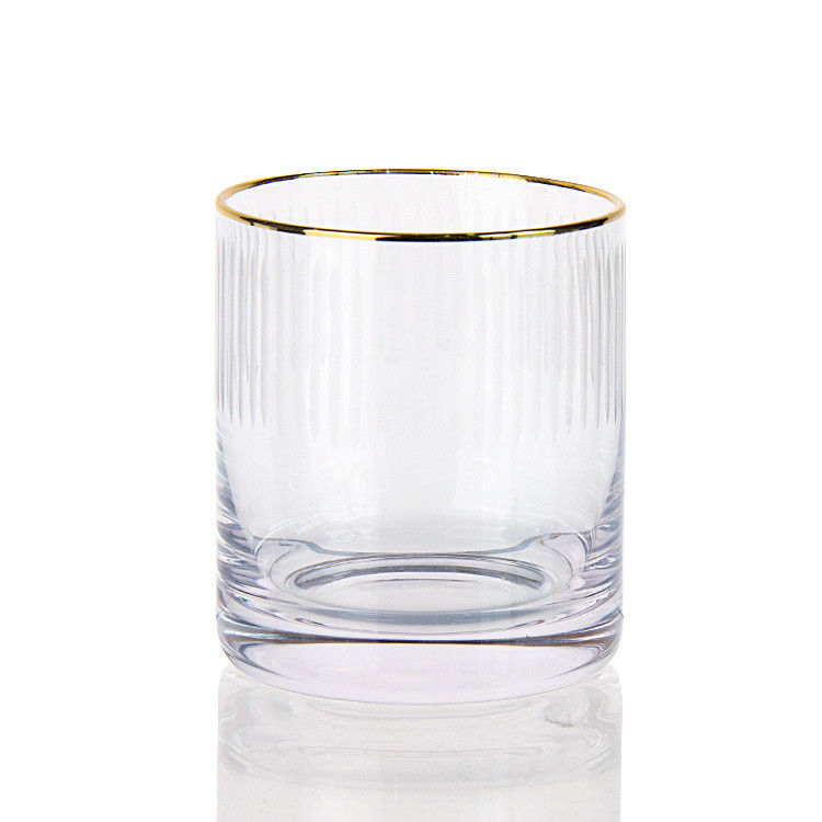 7.5oz Modernos vasos de bebida grabado whisky tumbler cristal copa para beber bourbon