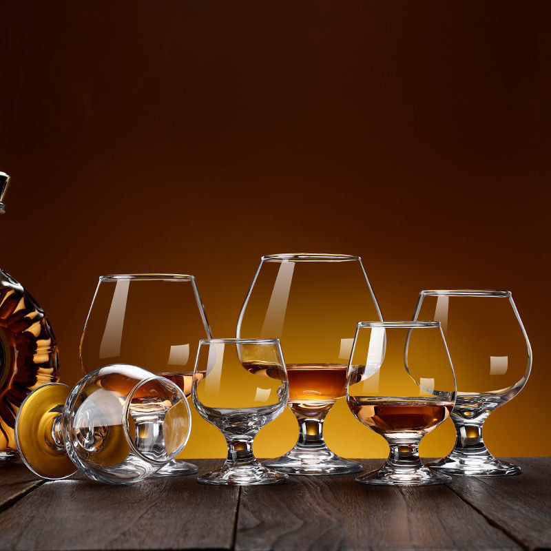 12 onzas de Cognac Brandy Claros Vaso de copa de vidrio para beber vino tinto