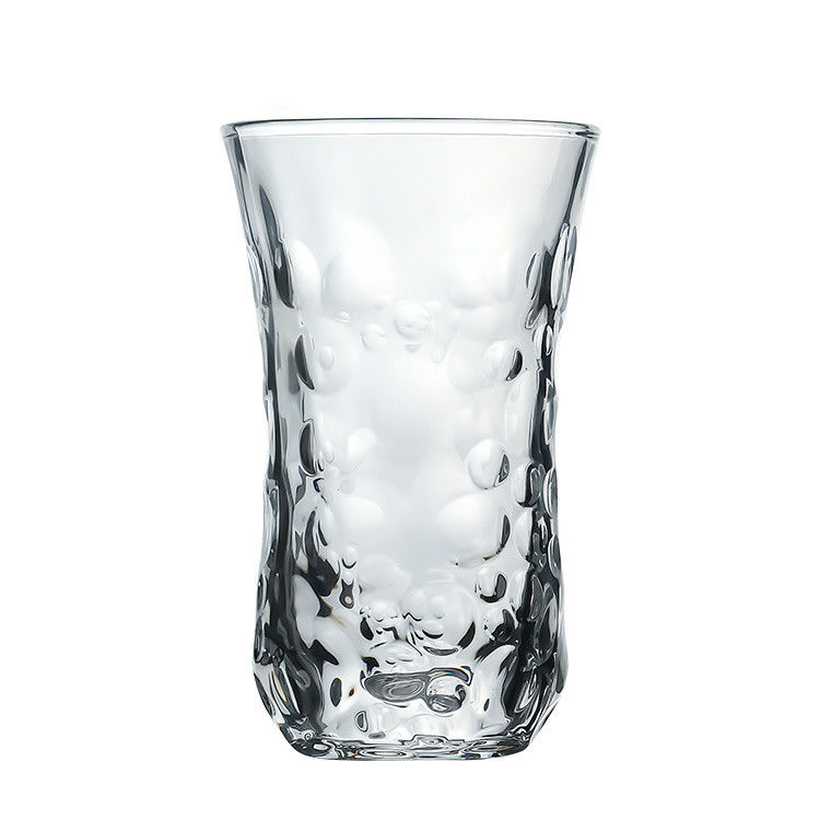 Copo de vino sin plomo grabado sin tallo Copo de vidrio a granel para whisky espresso