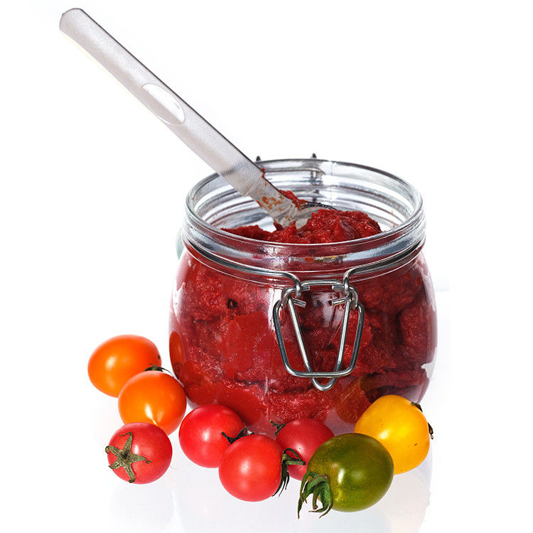 Uso de fábrica de alimentos 1 oz 4 oz 8 oz de forma redonda Contenedor de almacenamiento vacío transparente Jarras de vidrio de alimentos con tapa de clip
