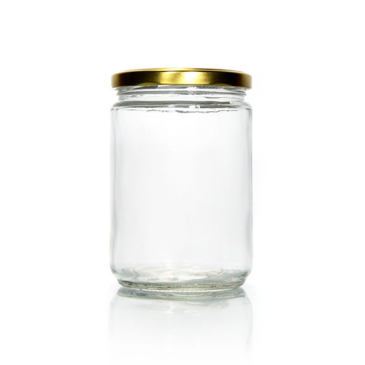 Calidad 45Ml 100Ml 150Ml 350Ml 450Ml Refrigerante de cocina de alta calidad Jarrones de vidrio con tapa de metal