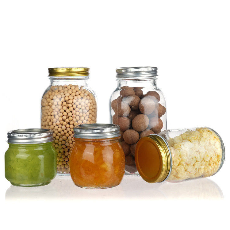 Envases de cristal para almacenamiento 3 oz 6 oz 8 oz 240 ml para confitería con especias