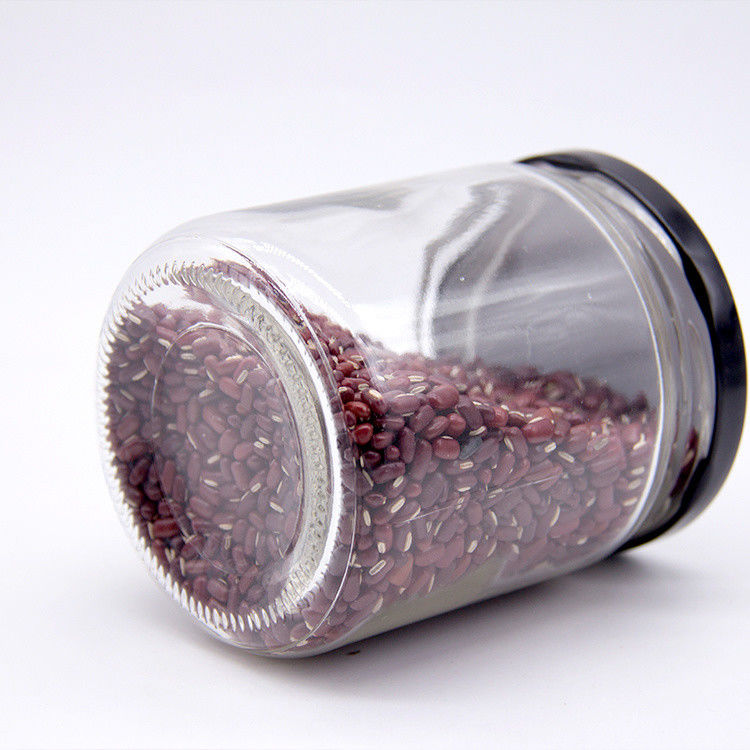 Lujo personalizado 100ml 180ml 500ml Jarrón de vidrio de congelación redondo pequeño para almacenar encurtidos
