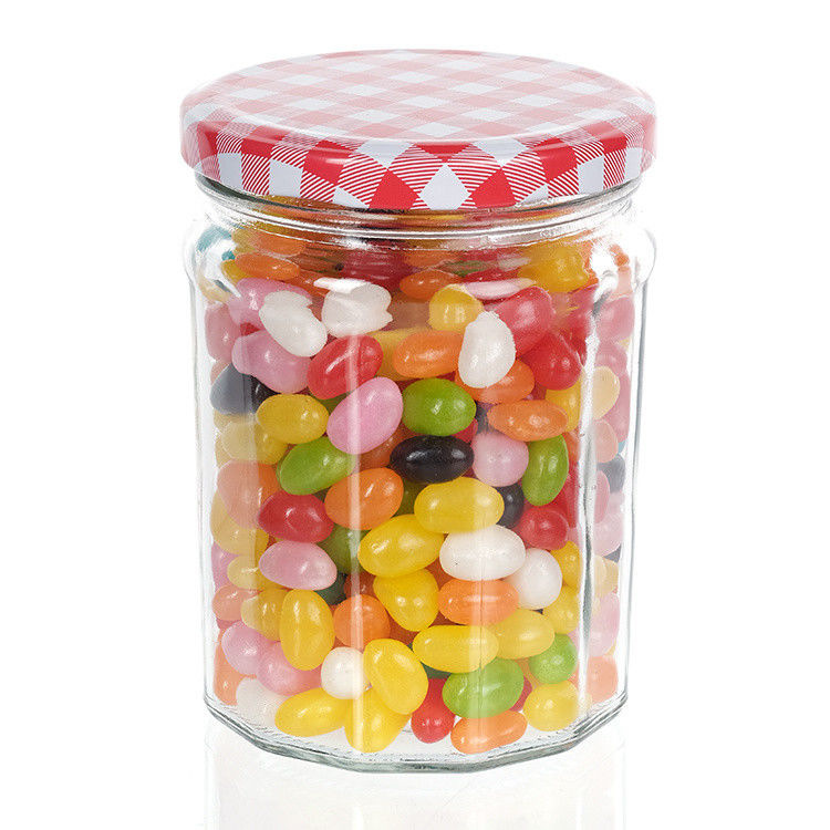 Precio de fábrica Jarrón de almacenamiento de embalaje de alimentos transparente Jarrón de vidrio redondo de varios tamaños