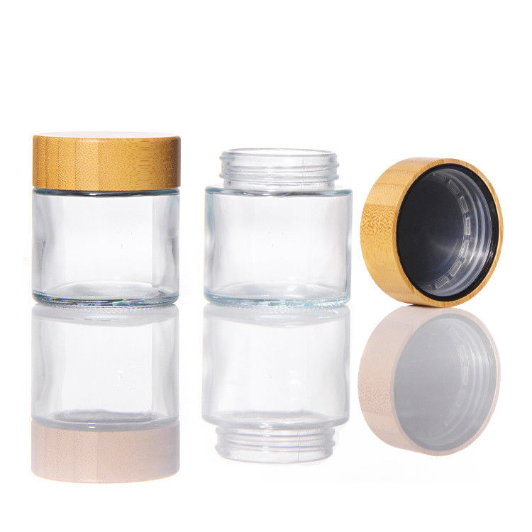 Jarrones de almacenamiento de crema personalizados Jarrón de crema vacío 1 oz 2 oz 3 oz 4 oz Lado recto