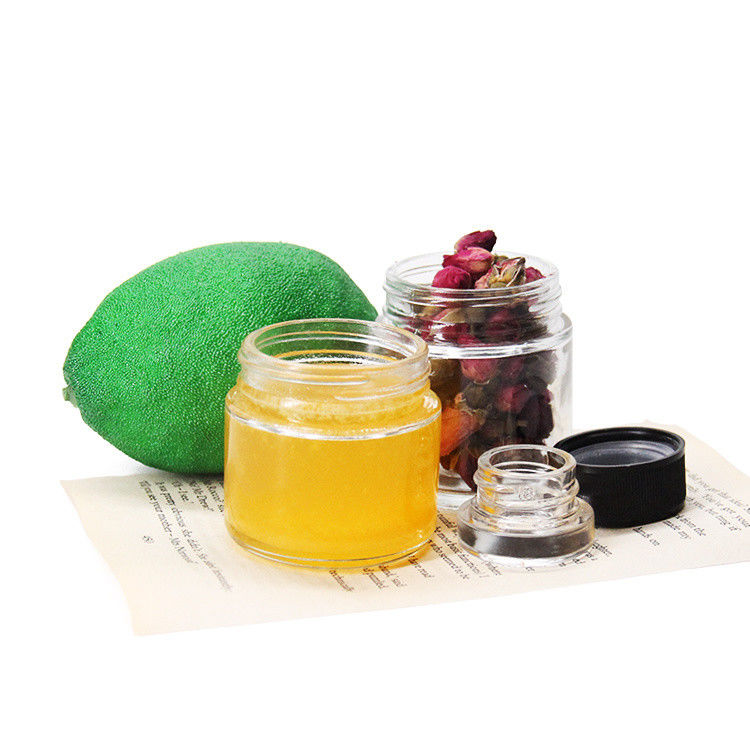 Jarrones de crema de vidrio Crema para el rostro Crema para los ojos Crema redonda para lociones 5oz 6oz 8oz 10oz