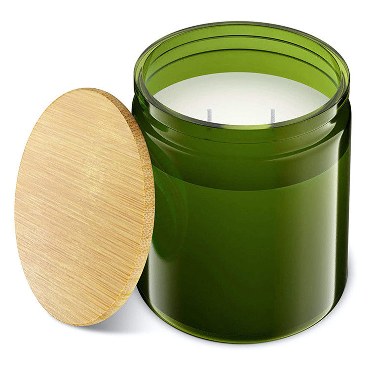 Alta calidad mayorista OEM Odm aceptable 100ml 250ml de cristal de ámbar botellas de vela para la vela