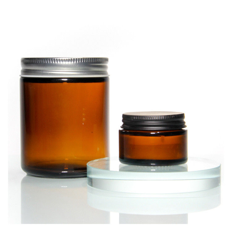 Alta calidad mayorista OEM Odm aceptable 100ml 250ml de cristal de ámbar botellas de vela para la vela