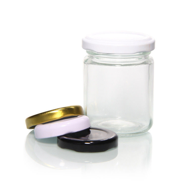 Por mayor 63 mm 72 mm 82 mm Buen frasco hermético de lata para almacenamiento de alimentos tapas de hierro para frasco de almacenamiento de vidrio