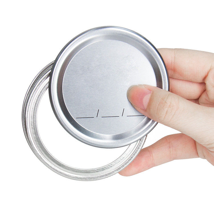 Forma personalizada 70mm 86mm Bulk Regular Placa de plata de hojalata Tapón de la bolsa para la conservación en casa