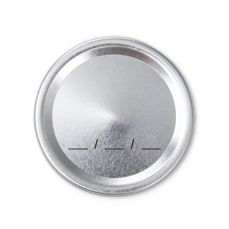 Precio de fábrica de metal regular de hojalata tapa de boca ancha para el frasco de vidrio Mason