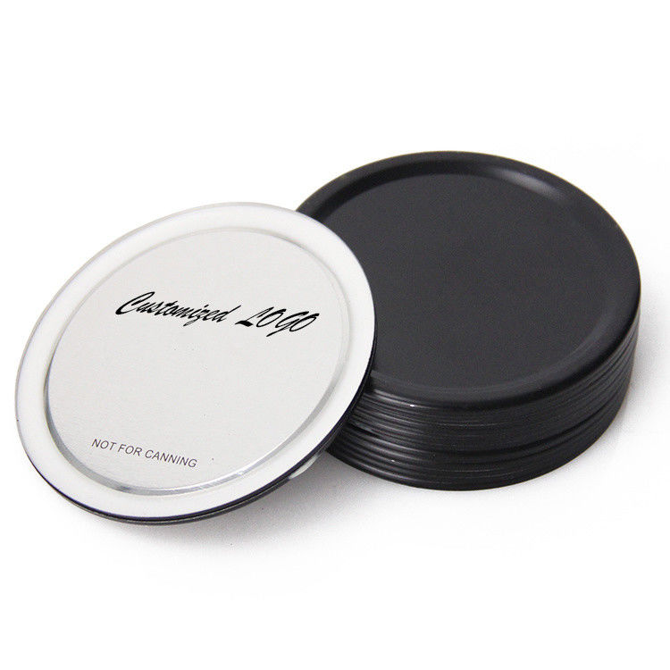 Precio de fábrica de metal regular de hojalata tapa de boca ancha para el frasco de vidrio Mason