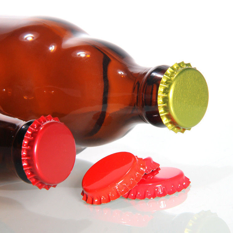 Venta caliente de 26 mm Innovación Anillo abierto fácil de tirar Ringtab Botella de cerveza de bebidas tapa de corona