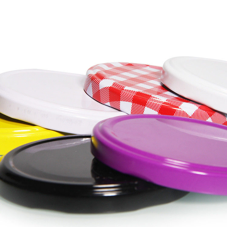 Embalaje de alimentos 20mm 38mm 48mm 63mm Diseño personalizado Torcer la tapa de la bolsa de metal para la botella de vidrio