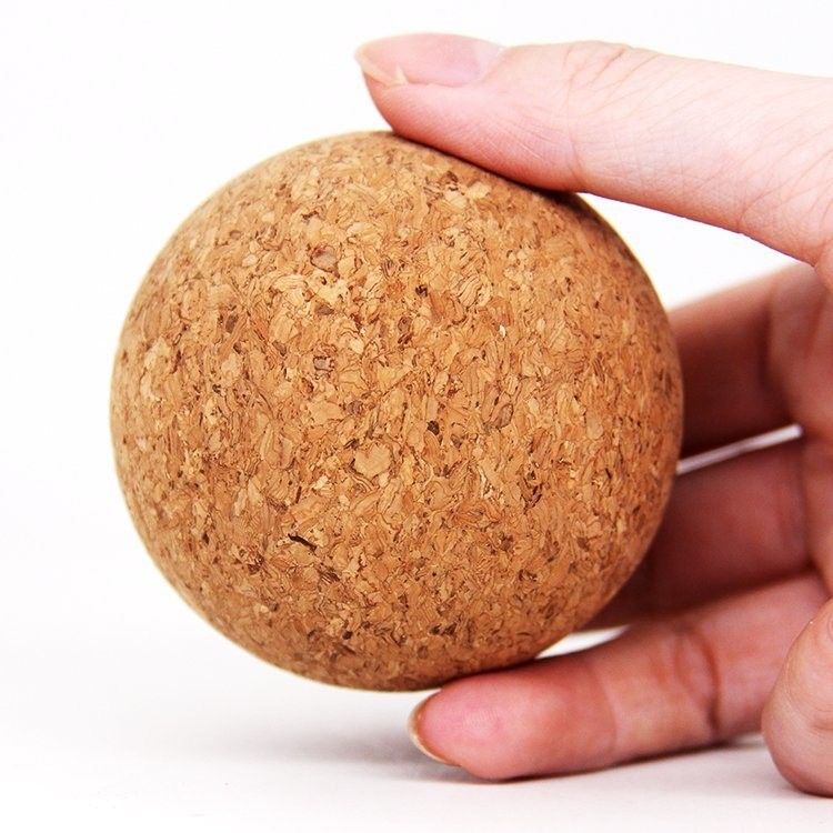 Tapón de bolas de corcho de madera para botella de carafe de decantador de vino