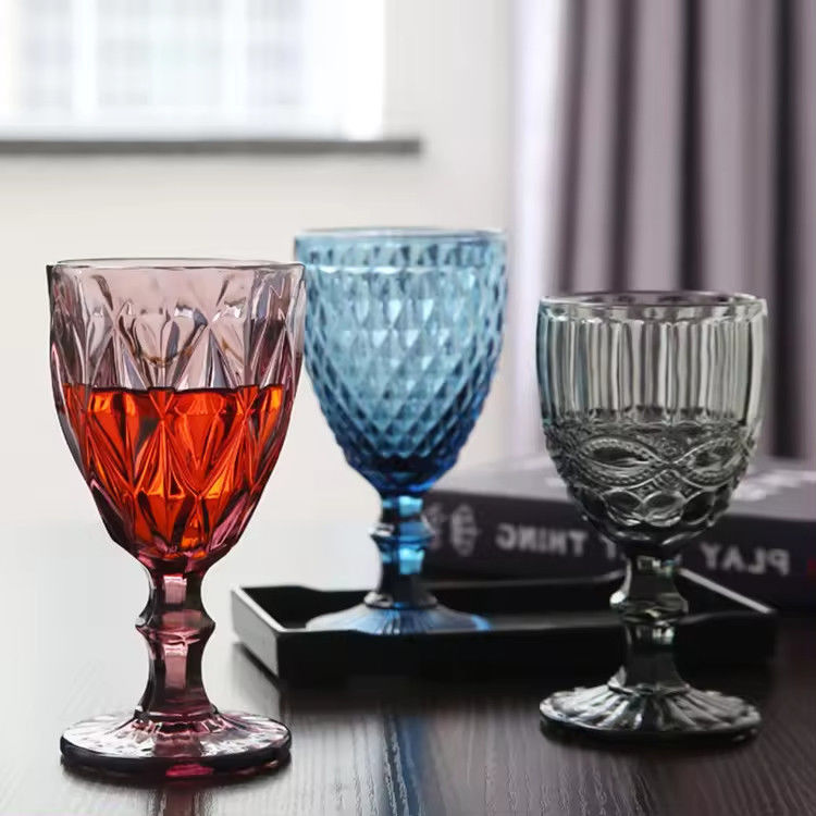 Vidrio Vintage con costillas Highball Glass Glassware 8 oz de vidrio Collins