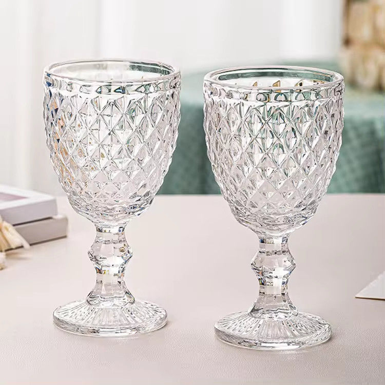 Vidrio Vintage con costillas Highball Glass Glassware 8 oz de vidrio Collins