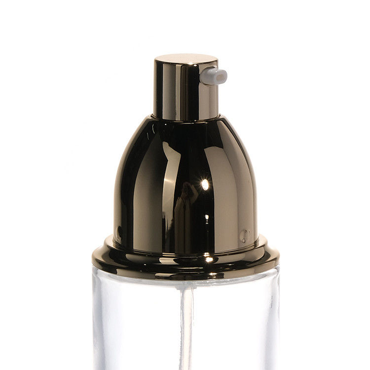 Botellas de loción de vidrio de lujo de 100ml 120ml 200ml Cosméticos Perfumes Aceite Crema Loción Pared transparente gruesa
