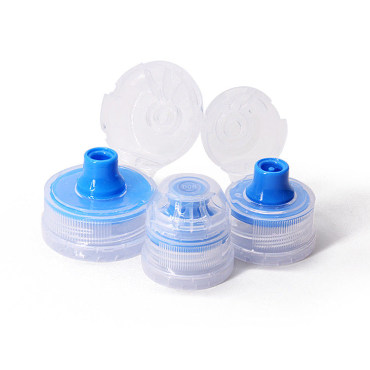 Tapón de plástico de alta calidad 28mm 38mm Botella de agua deportiva de plástico Flip Top Cap