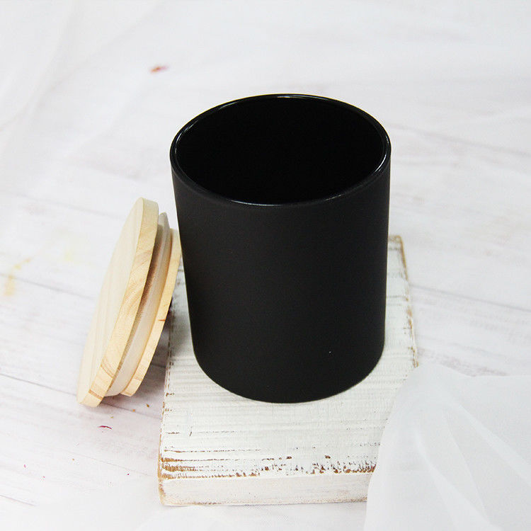 Colorido vacío de lujo de cerámica de velas perfumadas Jar portavelas con tapa