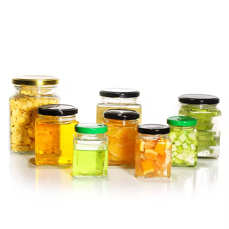 Envases de vidrio de alta calidad con tapa metálica