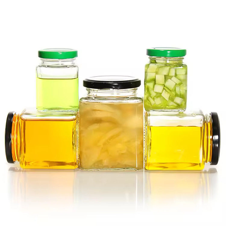 Envases de vidrio de alta calidad con tapa metálica